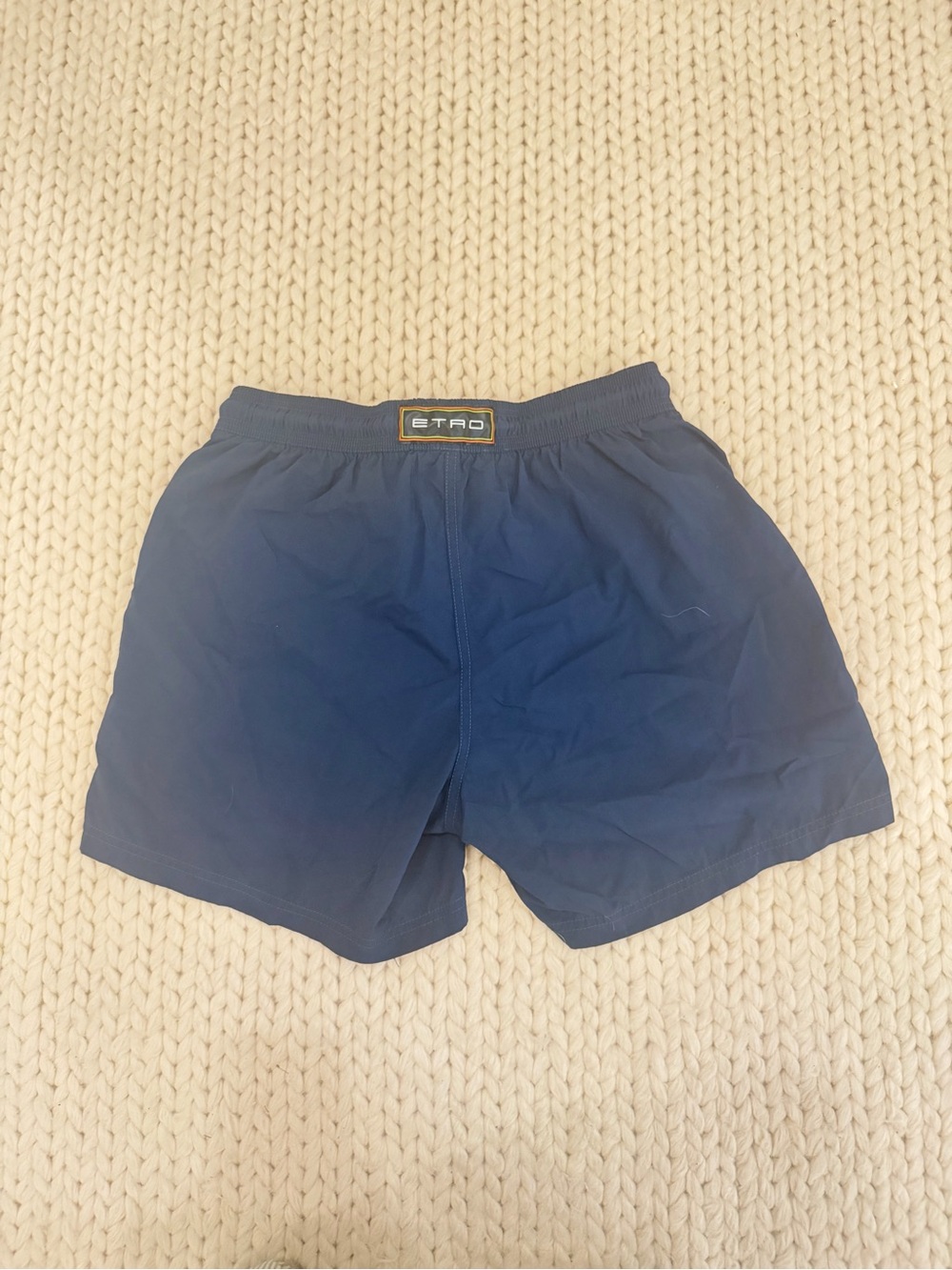 Etro Blue paisley Swim Trunks